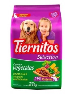 Tiernitos Carne Y Vegetal X 21 Kg