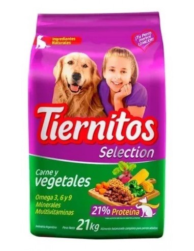 Tiernitos Carne Y Vegetal X 21 Kg