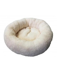 Cama Peluche Blanco Importada