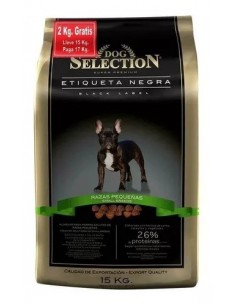 Dog Selection Etiqueta Negra Rp X 15 Kg. + 2 Kg. Gratis