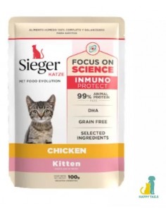 Pouch Sieger Gatito  Pollo