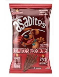 Asaditos De Carne Perro Adulto 6 Un.