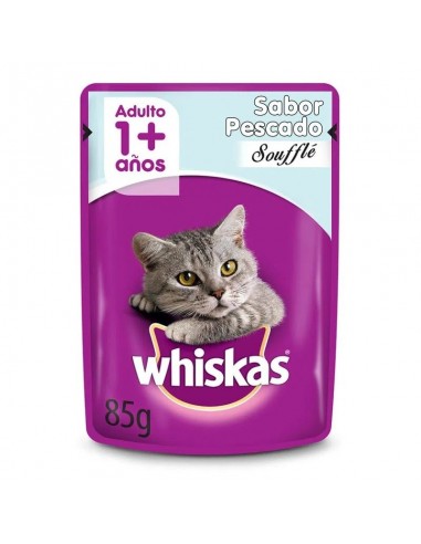 Pouch Whiskas Pescado Souffle