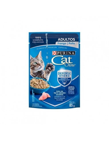 Cat Chow Adultos Pollo Pouch X 85 Gr. (15)