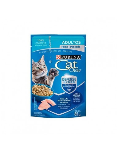 Cat Chow Adultos Pescado Pouch X 85 Gr. (15)